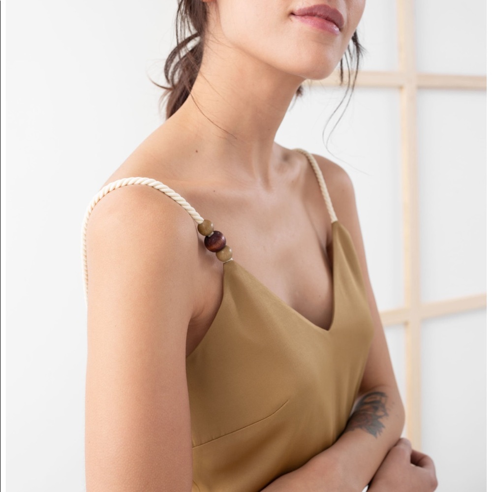 & Other Stories Rope Strap Midi dress - Picture 2 of 8